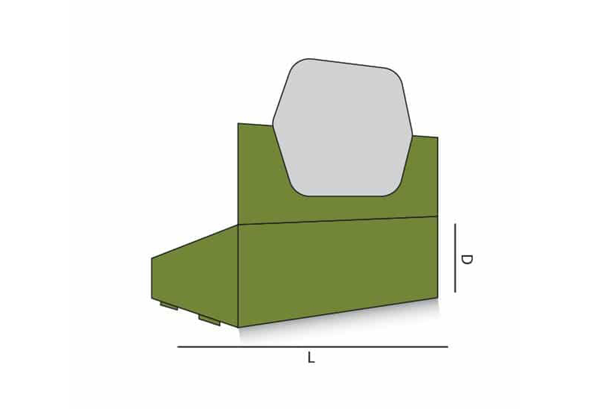 Self-Lock Counter Tray