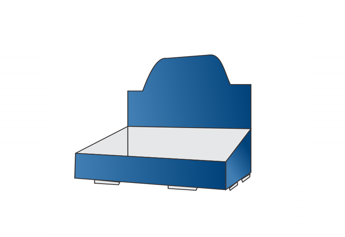 Self-Lock Counter Tray