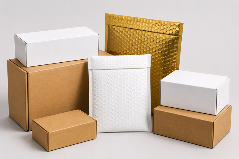 Bubble Mailer Packaging Boxes
