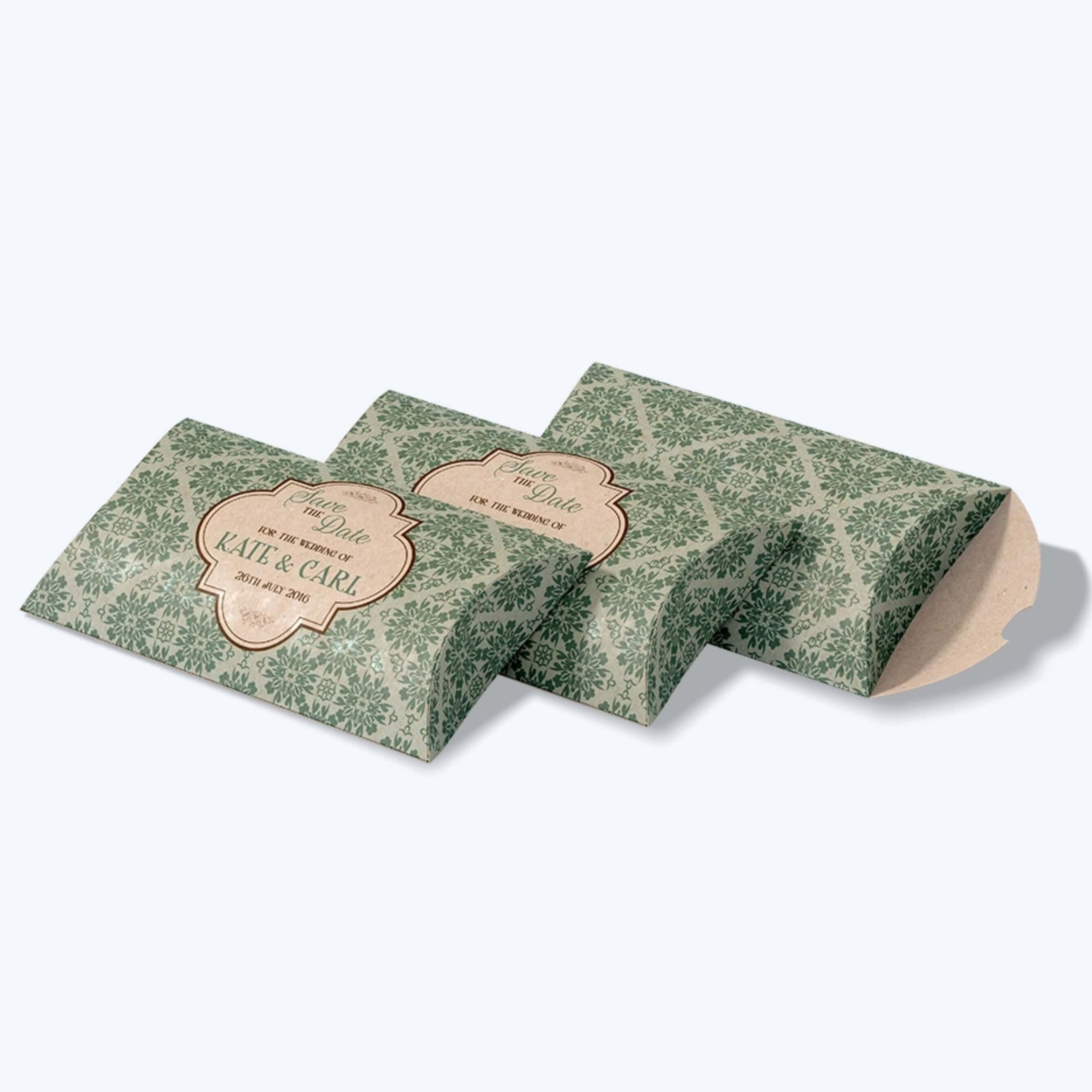 Kraft Pillow Packaging Boxes