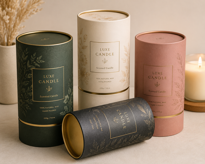 Candle Tube Packaging Boxes