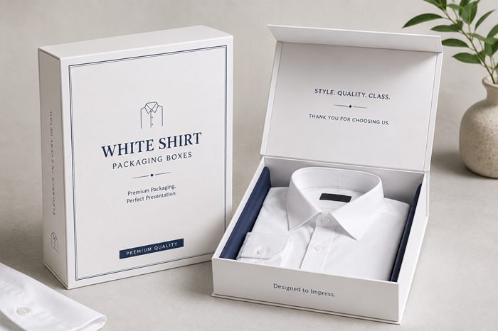 White Shirt Packaging Boxes