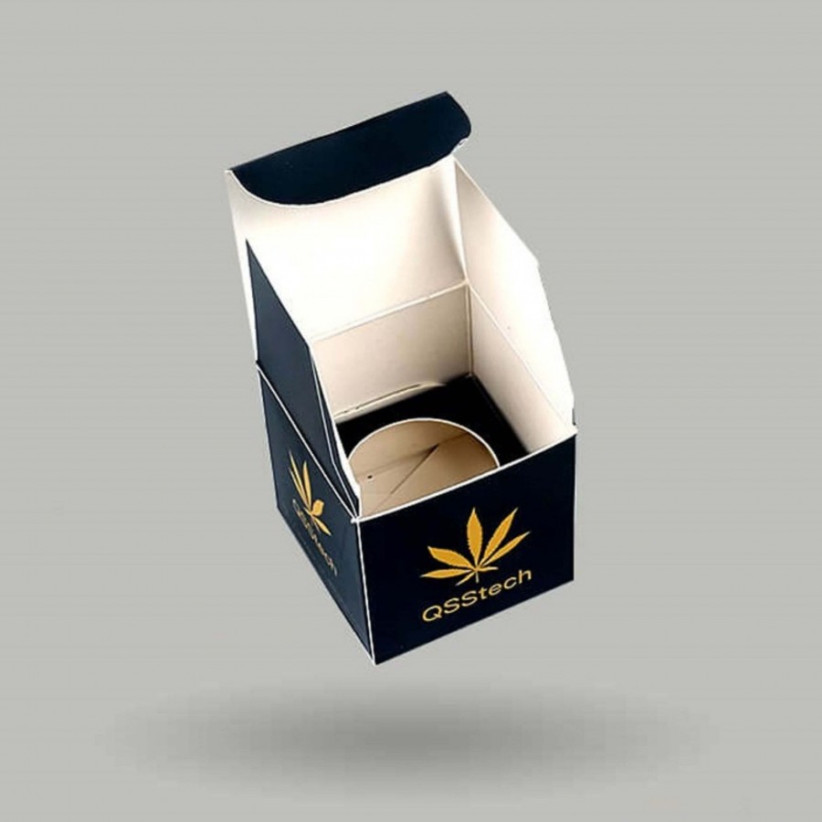 Black Tuck Top Packaging Boxes