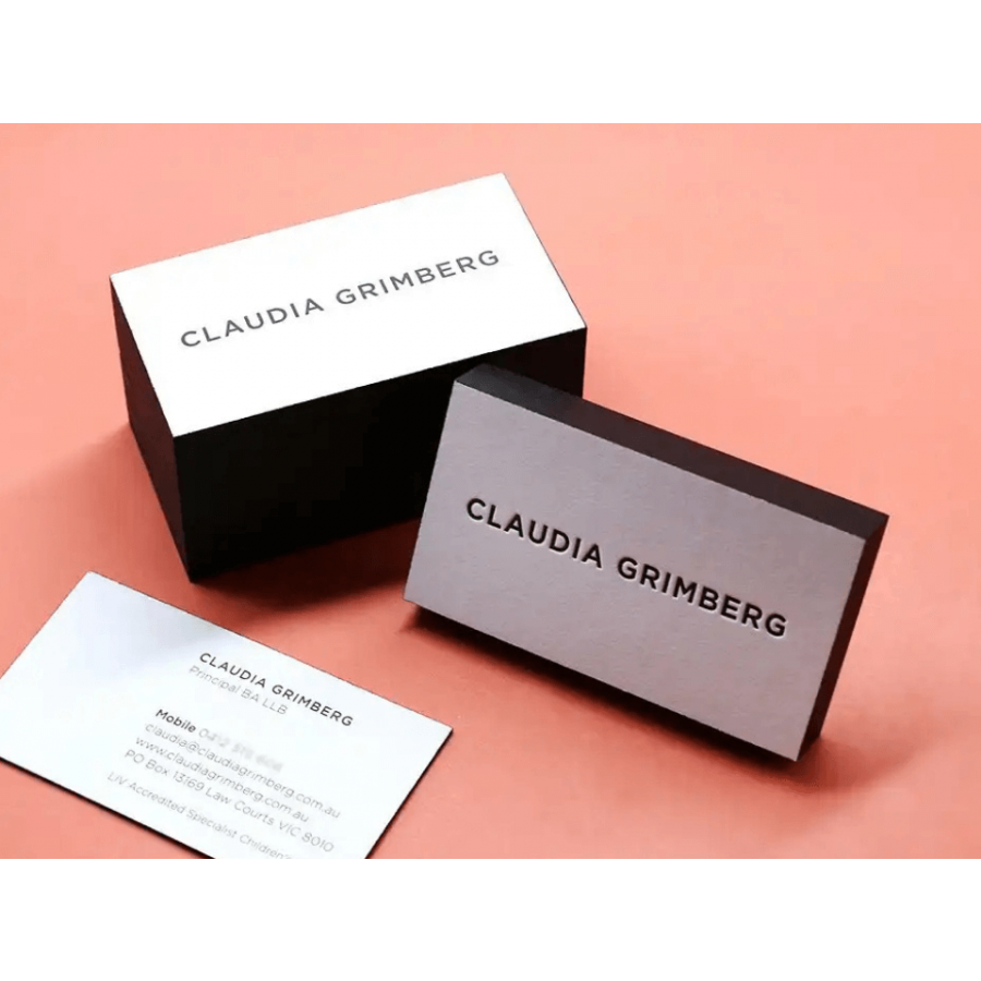 Letterpress Business Cards Packaging Boxes
