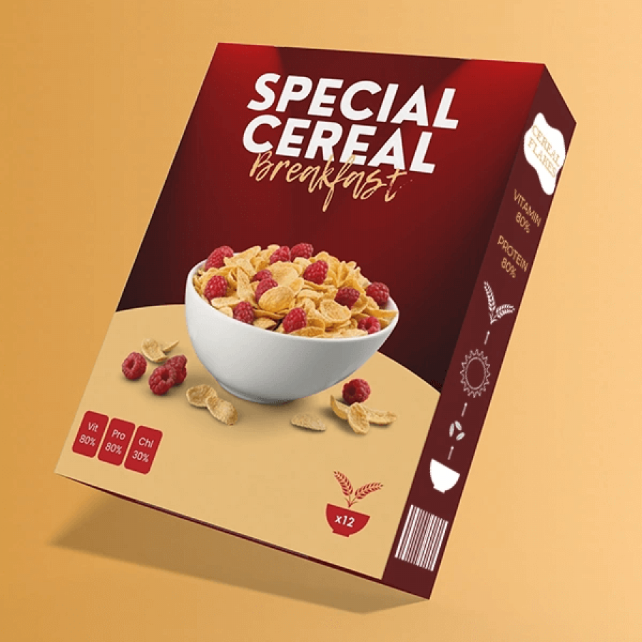 Mini Cereal Packaging Boxes