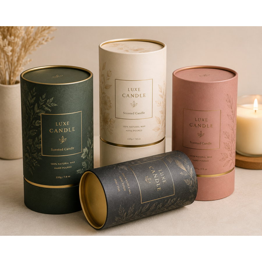 Candle Tube Packaging Boxes