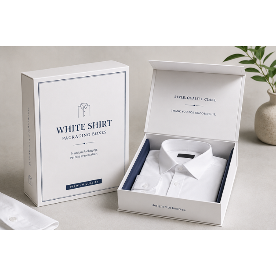White Shirt Packaging Boxes