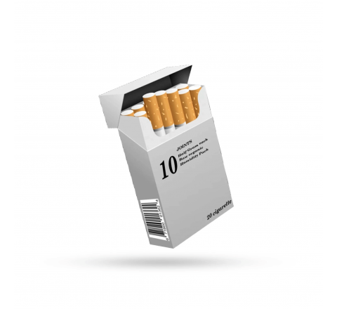 Blank Cigarette packaging boxes
